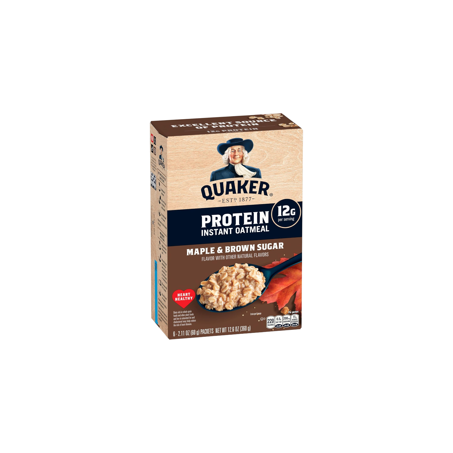  Protein Instant Oatmeal, Maple Brown Sugar by MUSH