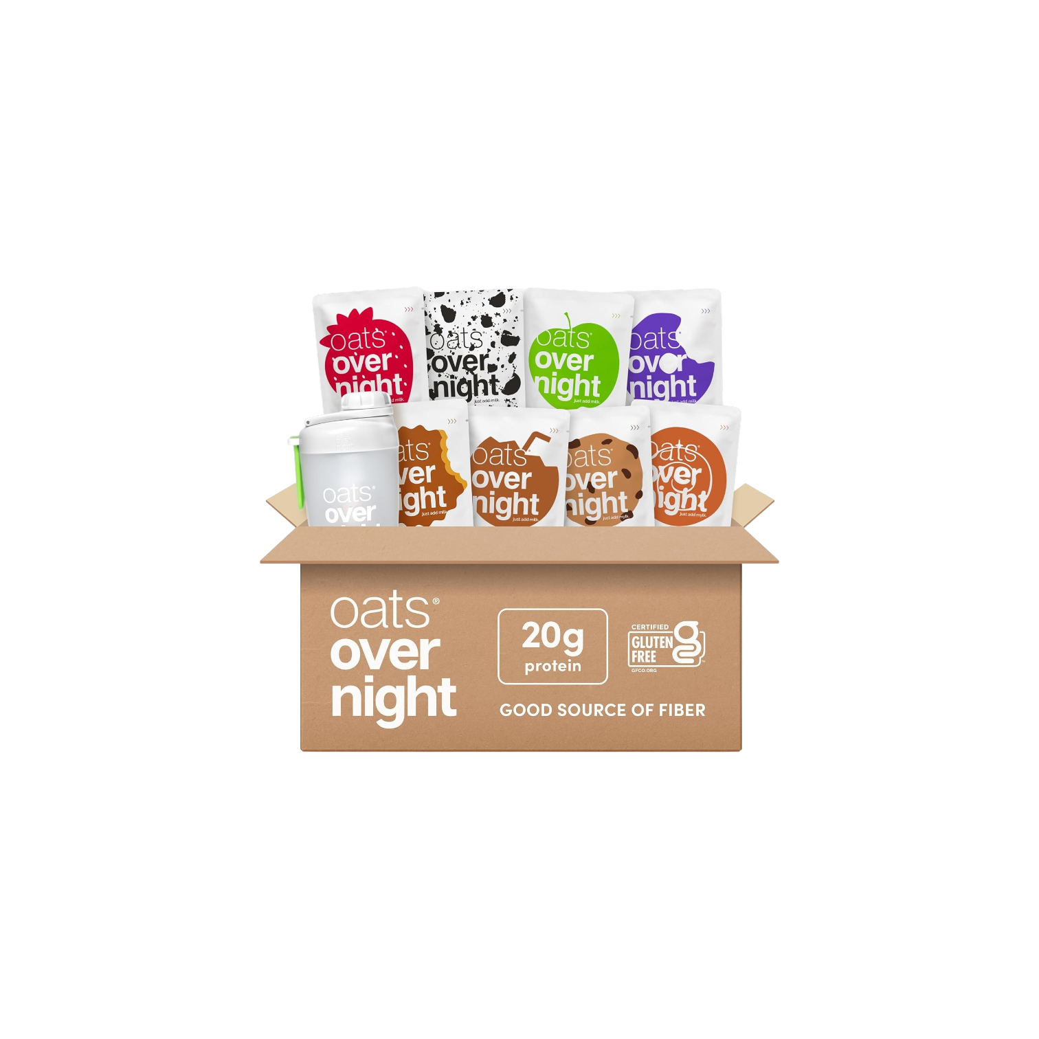 Oats Overnight Party Variety Pack by MUSH